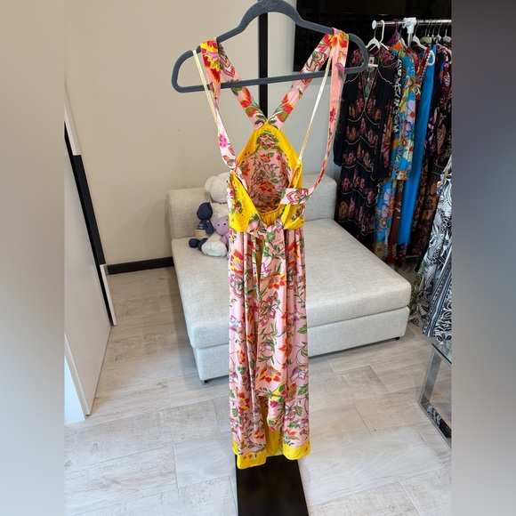 FARM Rio Beauty Scarf Maxi Halter Dress - Exclusive - Picture 6 of 13